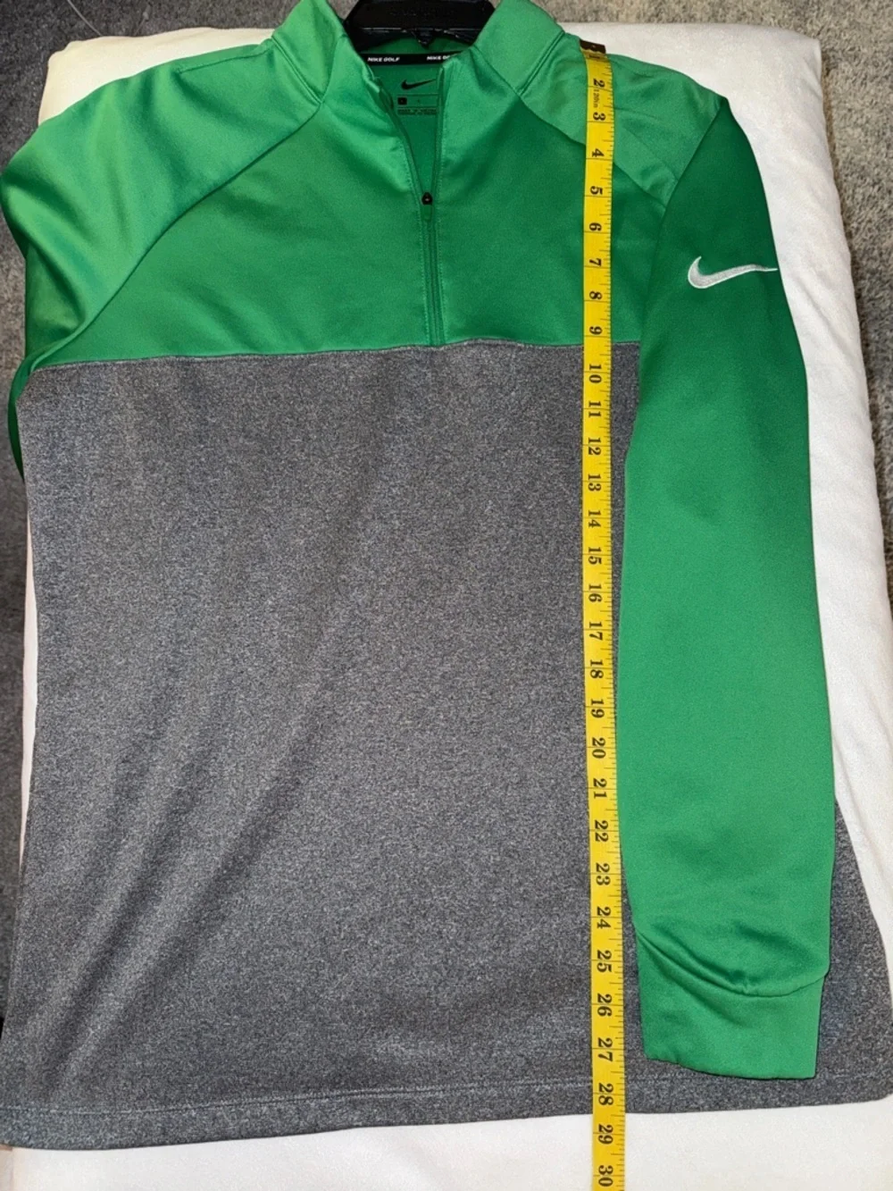 Nike golf Half-Zip fleece Pullover activewear athleisure sporty women’s SZ L